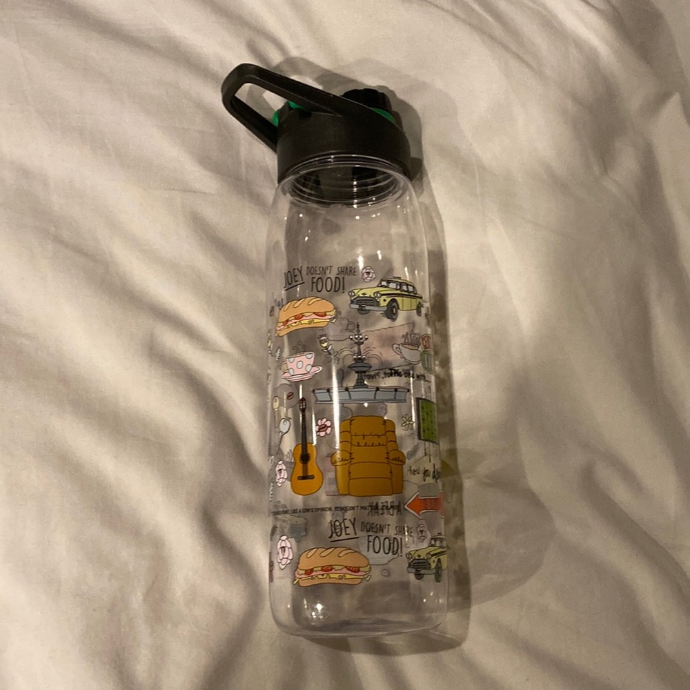 Friends themed water bottle